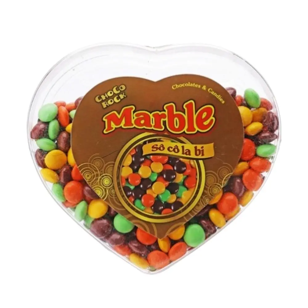 Socola Bi Hộp Trái Tim, Marble Chocolate (250g) - CHOCO ROCK