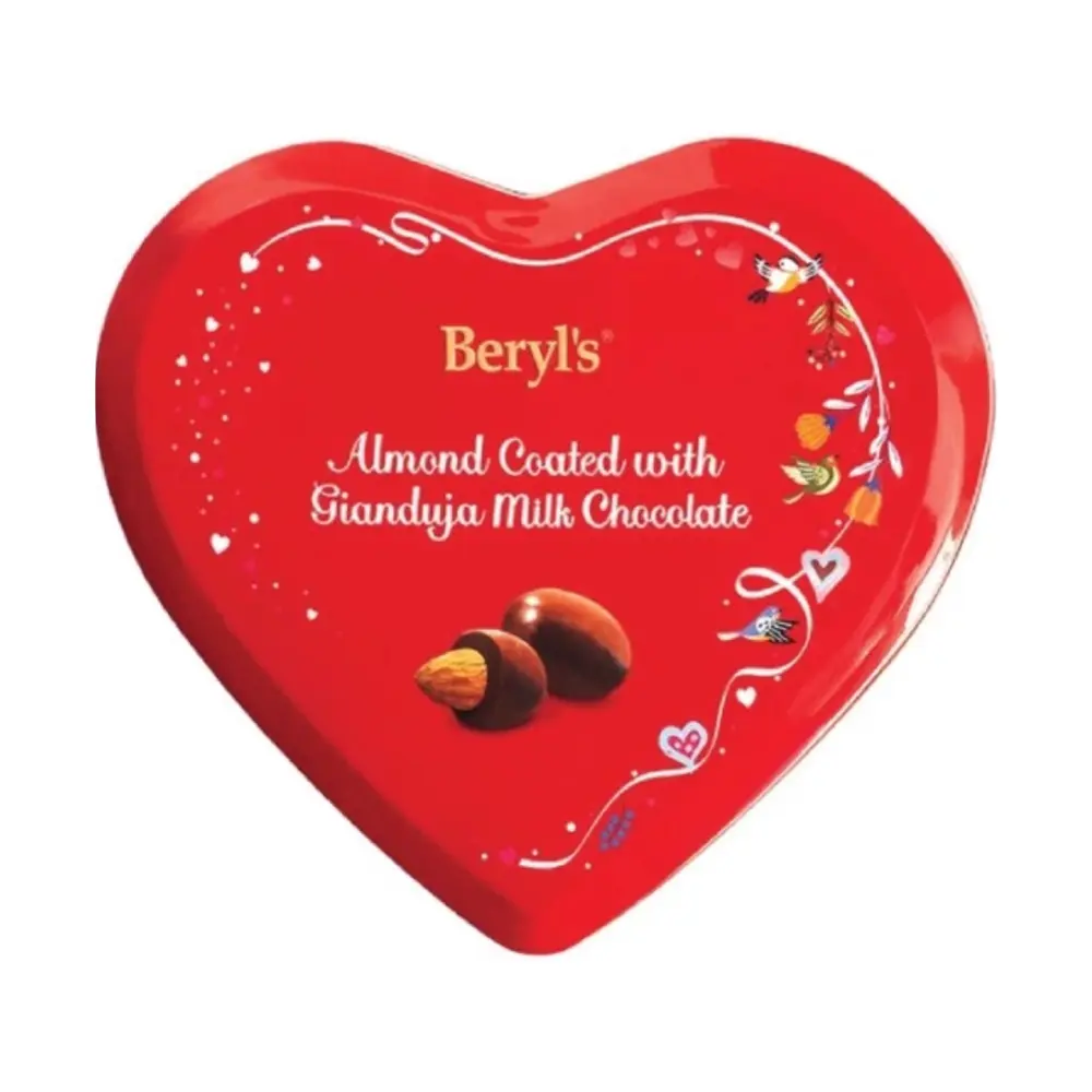 Socola Sữa Hạt Phỉ Nghiền Bọc Hạnh Nhân, Almond Coated with Gianduja Milk Chocolate (80g) - BERYL'S