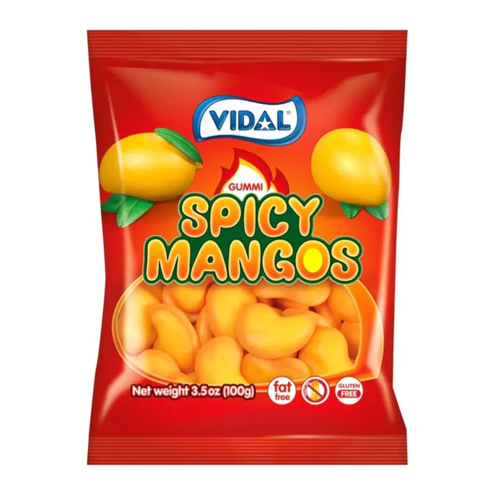 Kẹo Dẻo Xoài Cay, Spicy Mango Gummy (80g) - VIDAL
