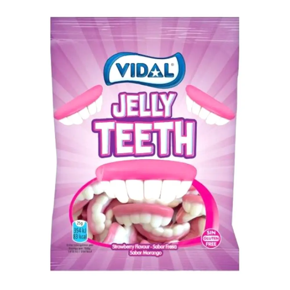 Kẹo Dẻo Hình Hàm Răng, Jelly Teeth Gummy (80g) - VIDAL