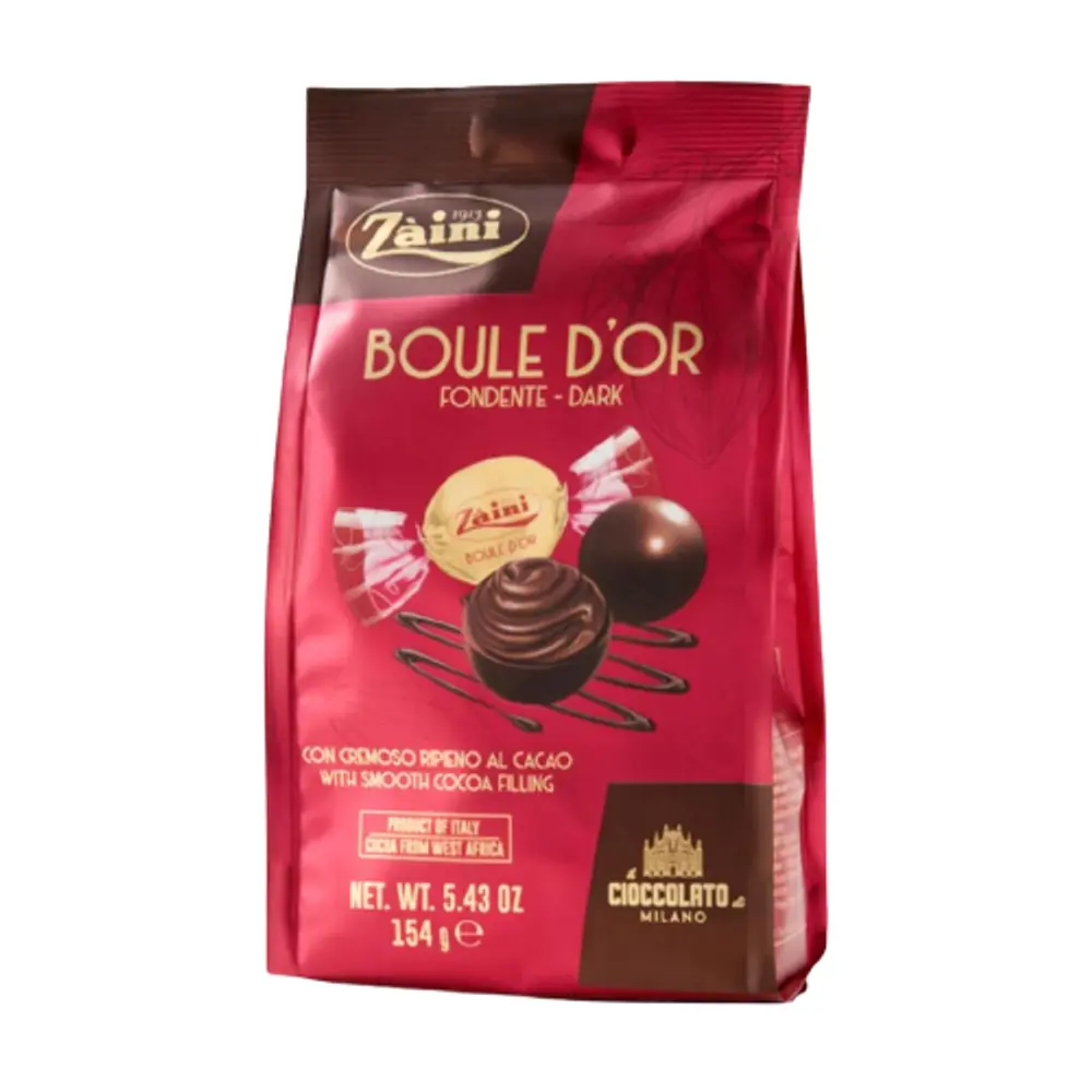 Socola Nhân Cacao Đắng, Boule D`or, Dark, with Smooth Cocoa Filling, 5.43 oz (154g) - ZAINI