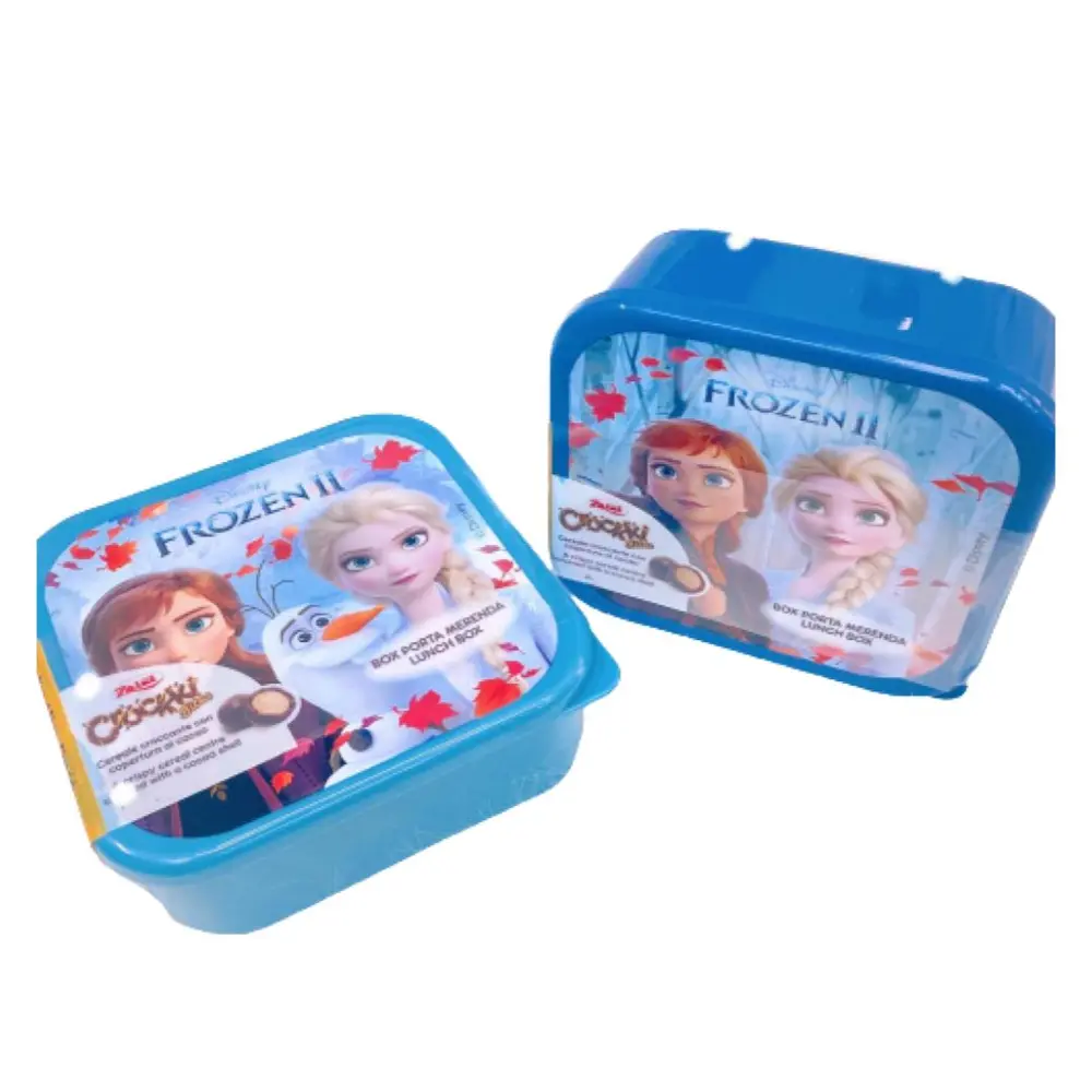 Viên Ngũ Cốc Phủ Socola, Disney Frozen Lunch Box, Crockki Bites, Crispy Wheat Covered with A Cocoa Shell (60g) - ZAINI