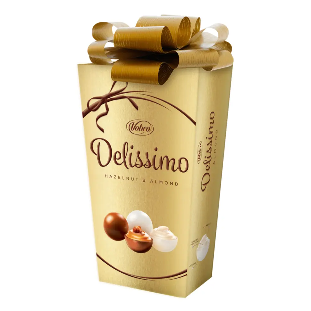 Socola Nhân Hạt Phỉ & Hạnh Nhân, Delissimo Hazelnut & Almond (182g) - VOBRO
