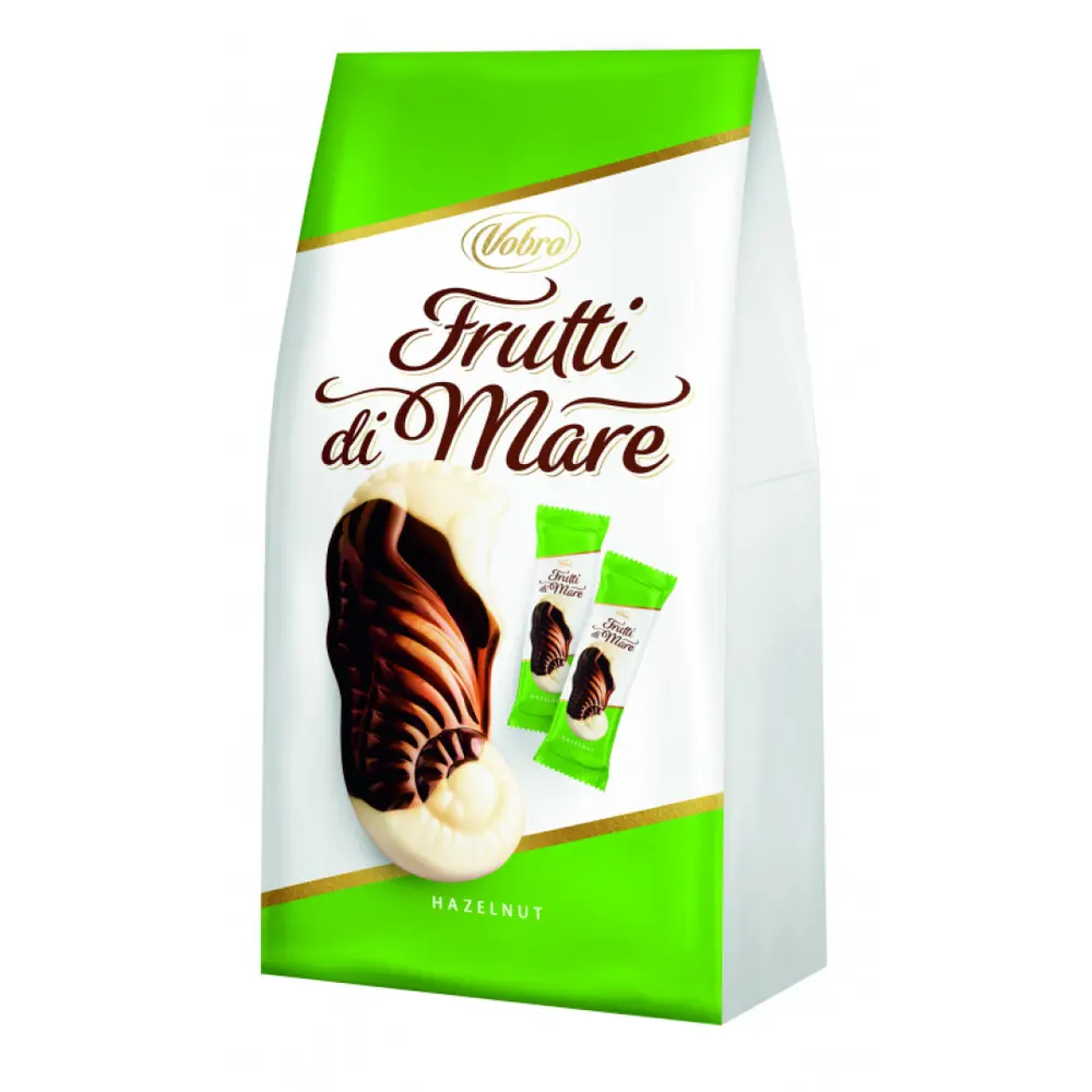 Socola Nhân Hạt Phỉ, Frutti di Mare, Hazelnut (94g) - VOBRO