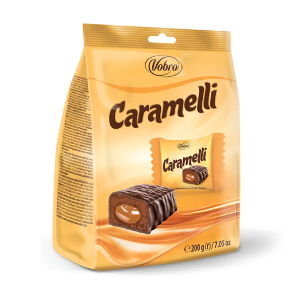 Socola Nhân Caramen, Caramelli, 7.05 oz (200g) - VOBRO