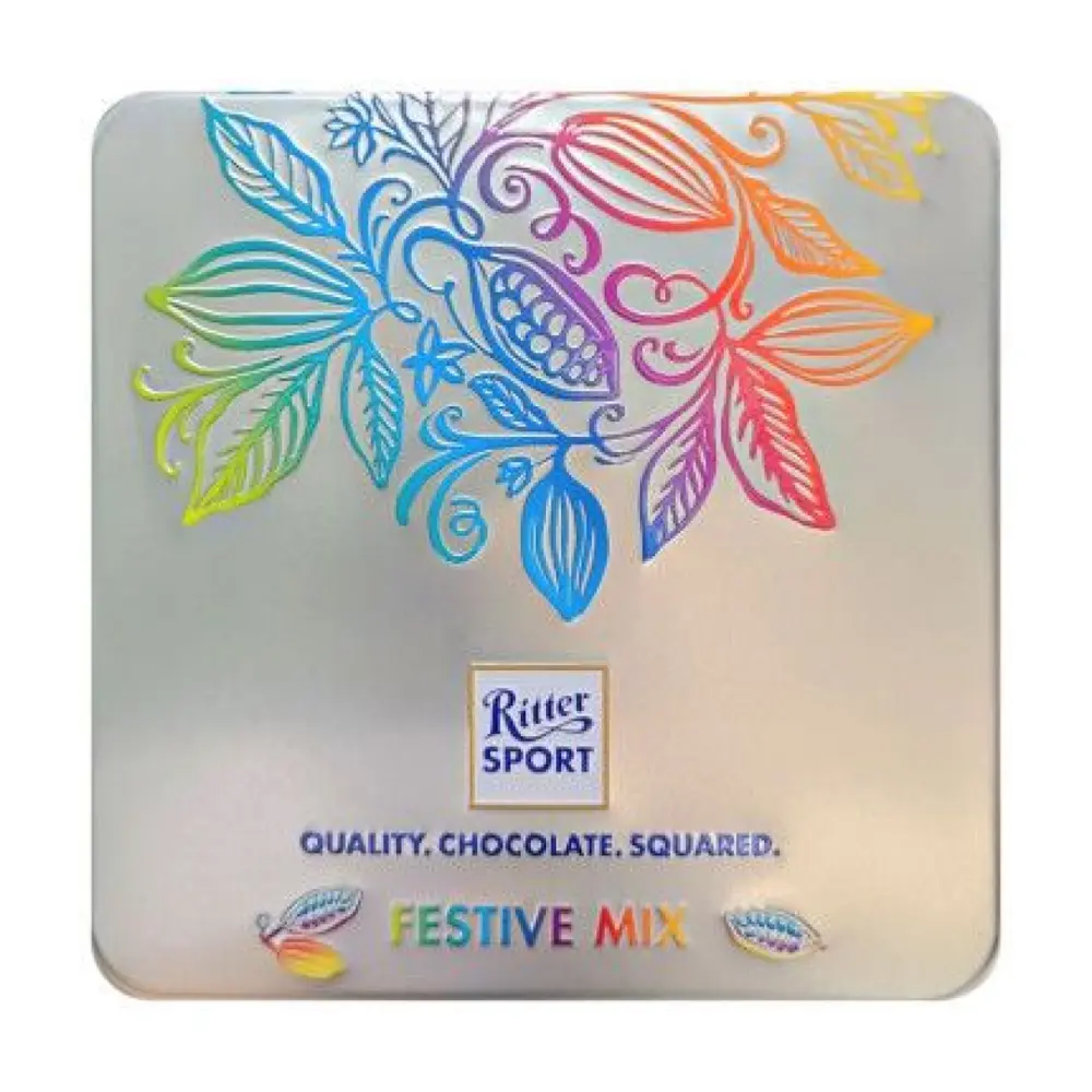 Socola Hỗn Hợp Hộp Thiếc, Festive Mix (296g) - RITTER SPORT