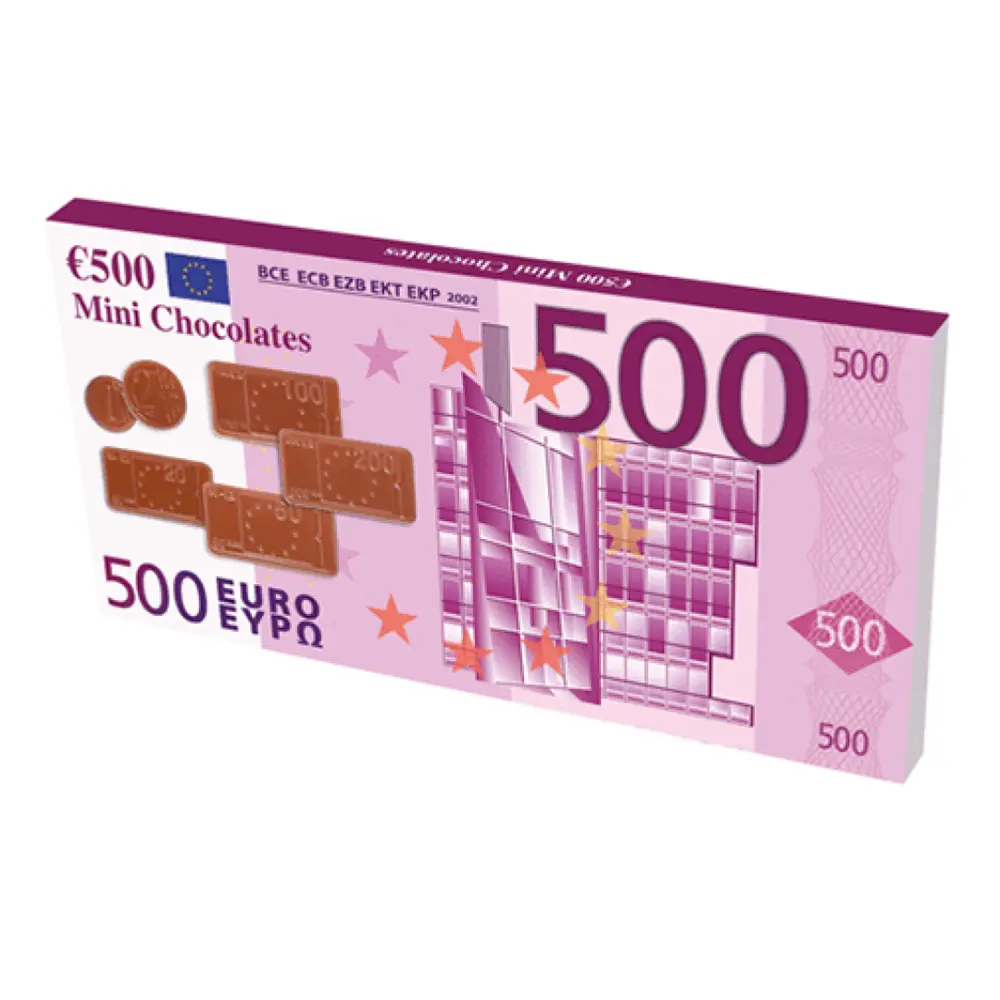 Socola Bỉ Tiền 500 Euro, Mini Chocolates, 500 Euro (90g) - HAMLET