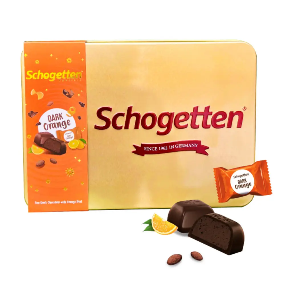 Socola Đắng Vị Cam, Dark Orange, Fine Dark Chocolate with Orange Peel (182g) - SCHOGETTEN