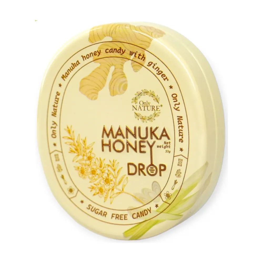 Kẹo Gừng Mật Ong, Manuka Honey Drop (33g) - ONLY NATURE