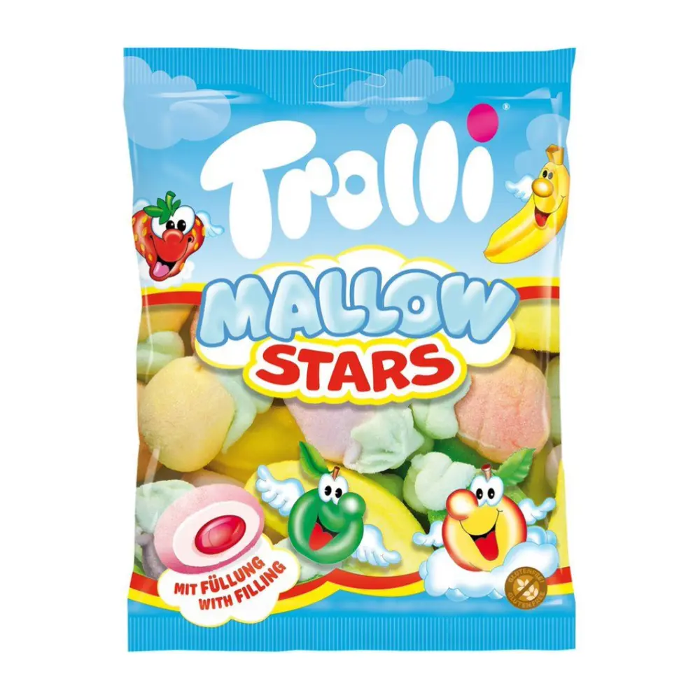 Kẹo Xốp Marshmallow Trái Cây, Mallow Stars (150g) - TROLLI