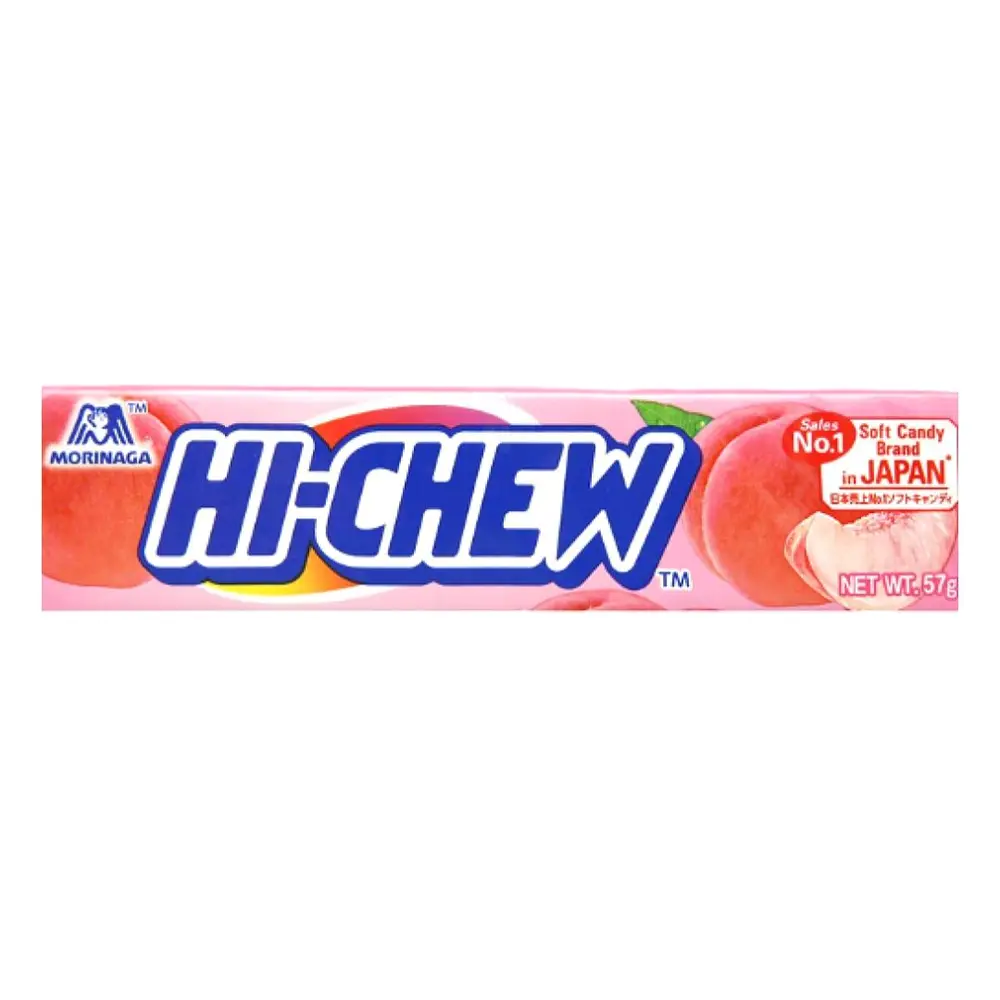 Kẹo Mềm Trái Cây Hương Đào, Hi-Chew, Peach Chewy Fruit Candy (57g) - MORINAGA
