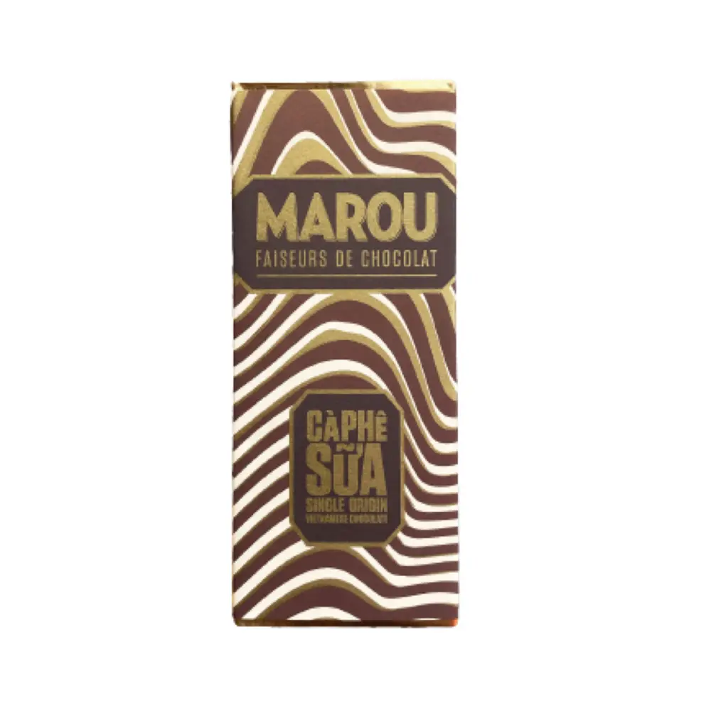 Socola Vị Cà Phê Sữa, Single Origin Vietnamese Chocolate, Milk Coffee (24g) - MAROU