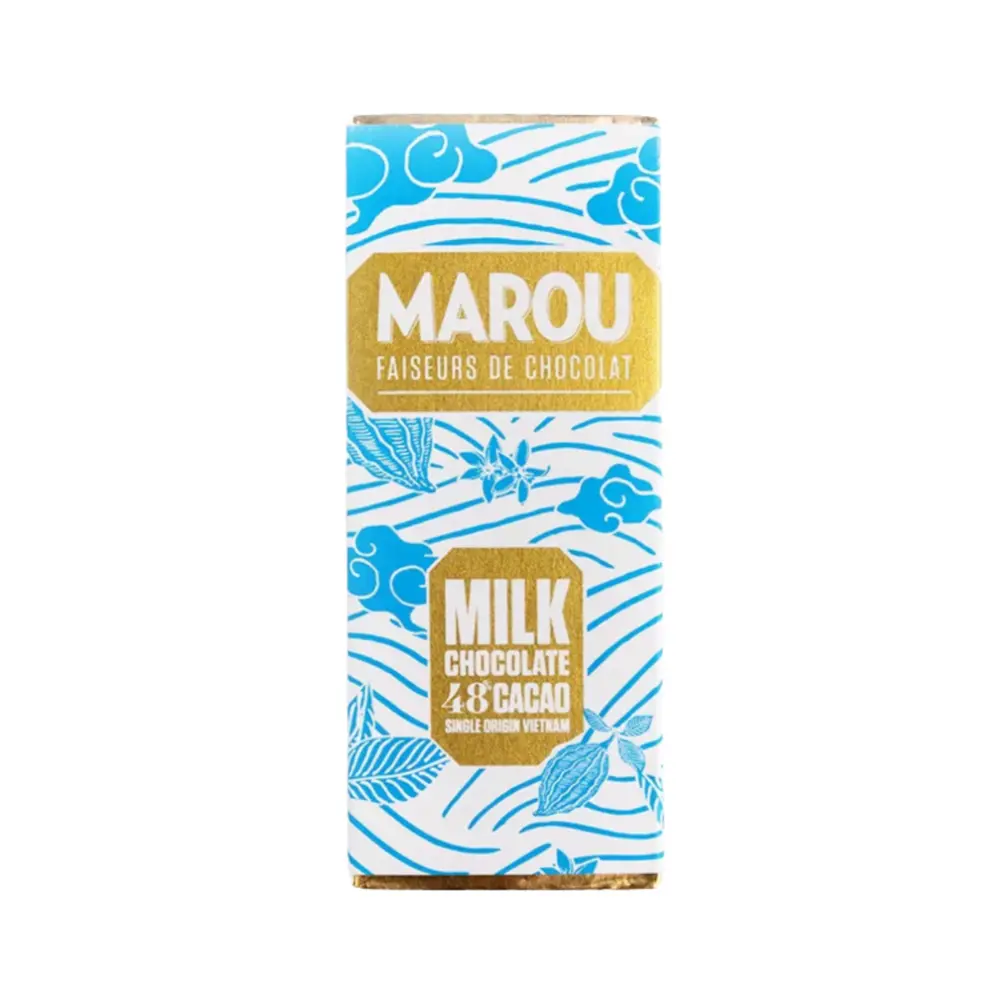 Socola Sữa, Milk Chocolate, 48% Cacao Single Origin (24g) - MAROU