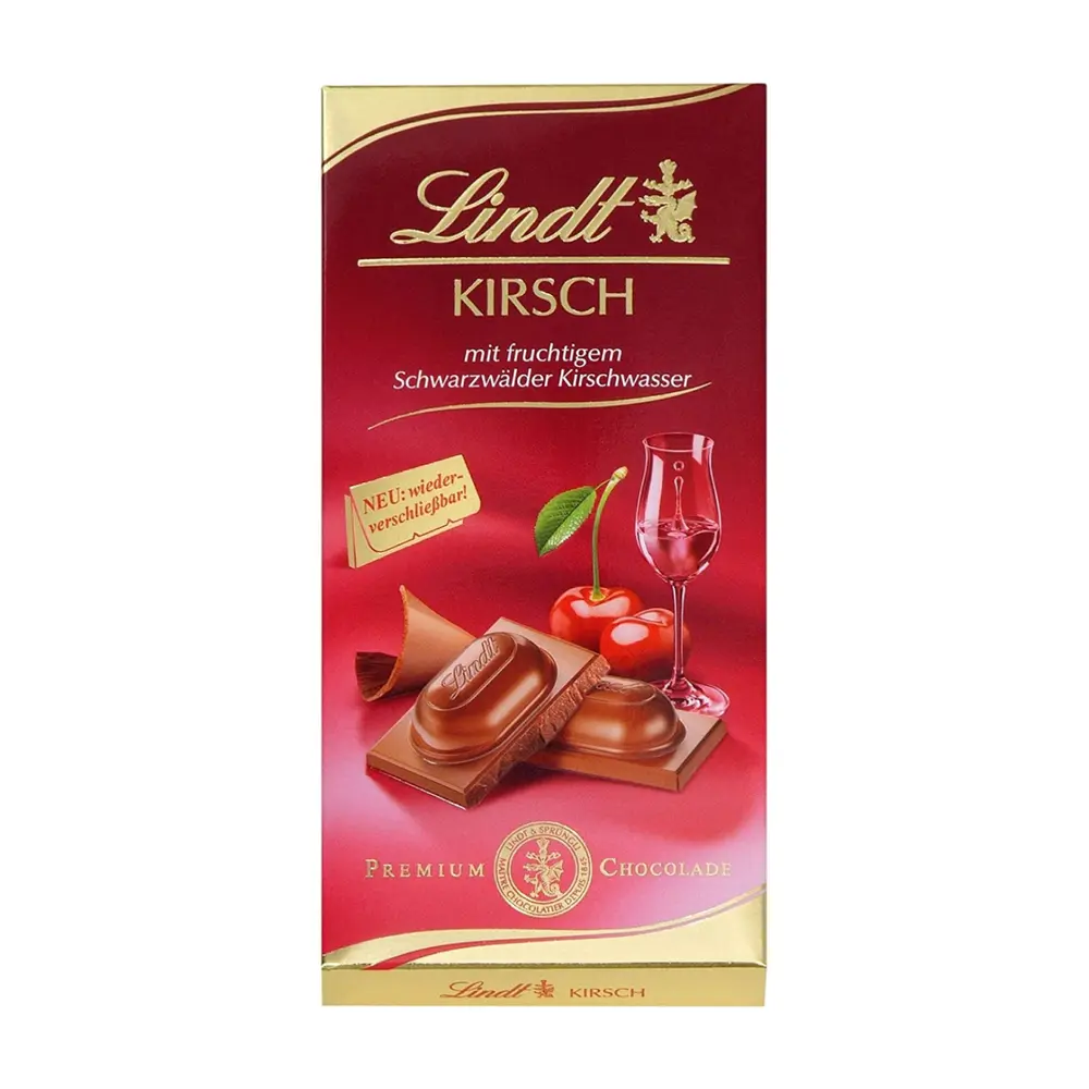 Socola Anh Đào Cao Cấp, Kirsch, Premium Chocolade (100g) - LINDT