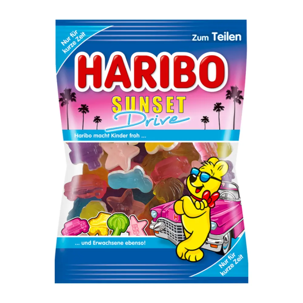 Kẹo Dẻo Hoàng Hôn, Gummies, Sunset Drive (175g) - HARIBO