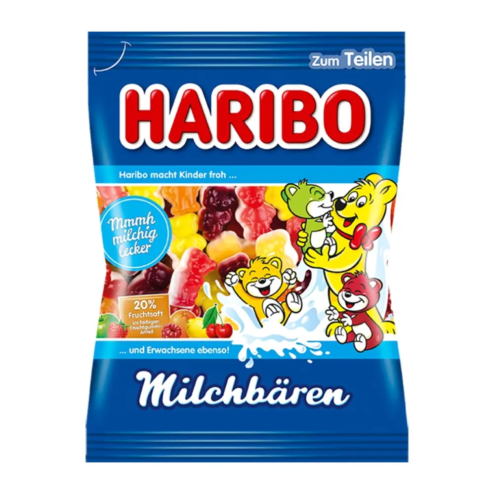 Kẹo Dẻo Gấu Sữa, Gummies, Milchbären (160g) - HARIBO