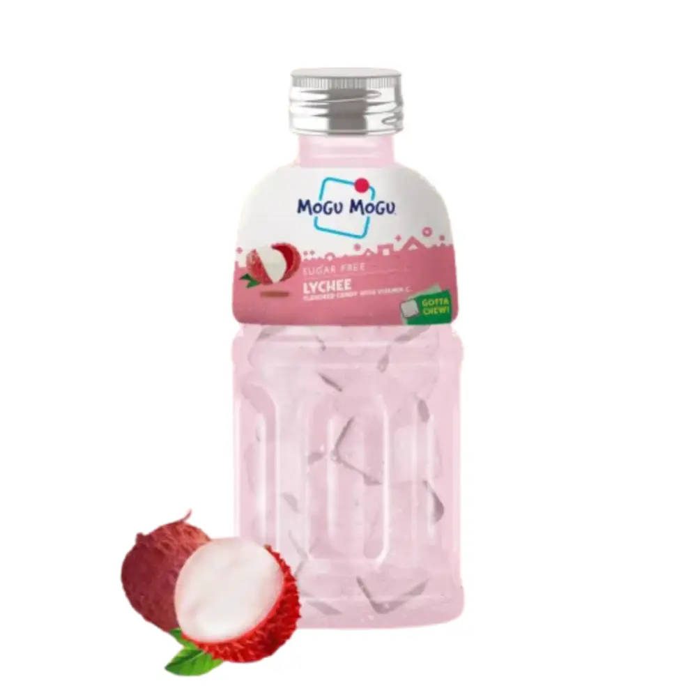 Kẹo Vải, Mogu Mogu, Sugar Free Lychee Flavored Candy with Vitamin C (19.5g) - SAPPE