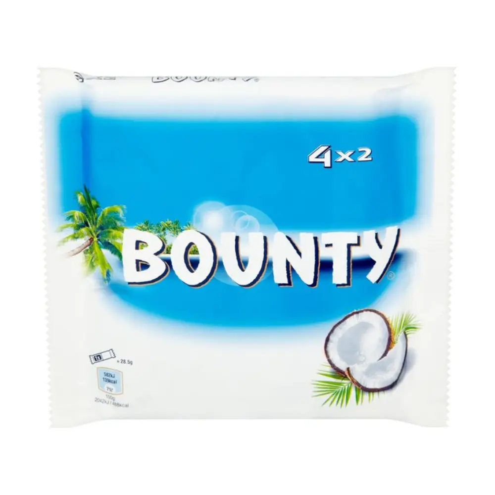 Socola Nhân Dừa, Bounty, Milk Chocolate with Soft Coconut Filling (228g) - MARS