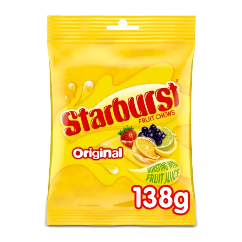 Kẹo Dẻo Trái Cây, Fruit Chews, Original, Vegan (138g) - STARBURST
