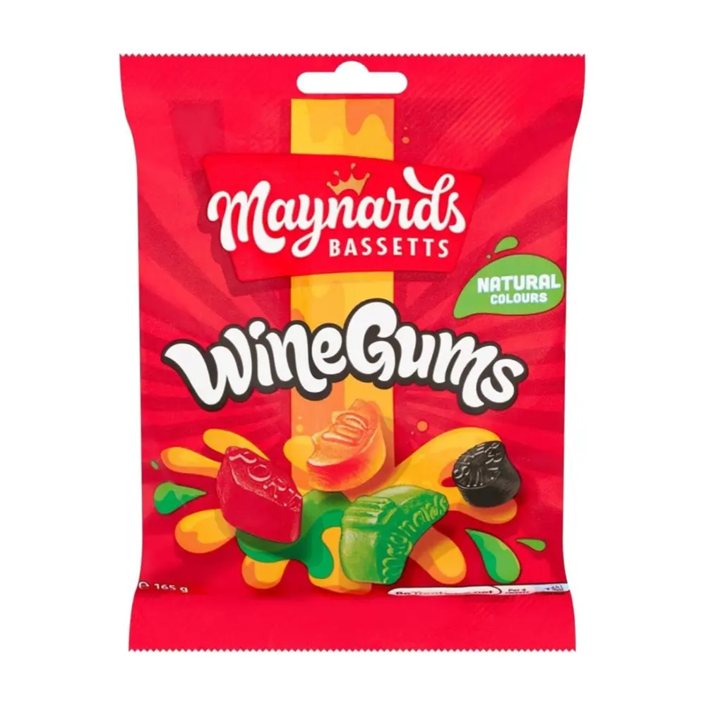 Kẹo Dẻo, Wine Gums (165g) - MAYNARDS BASSETTS