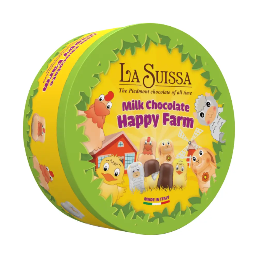 Socola Sữa Hình Nông Trại, Happy Farm, Milk Chocolate (104g) - LA SUISSA