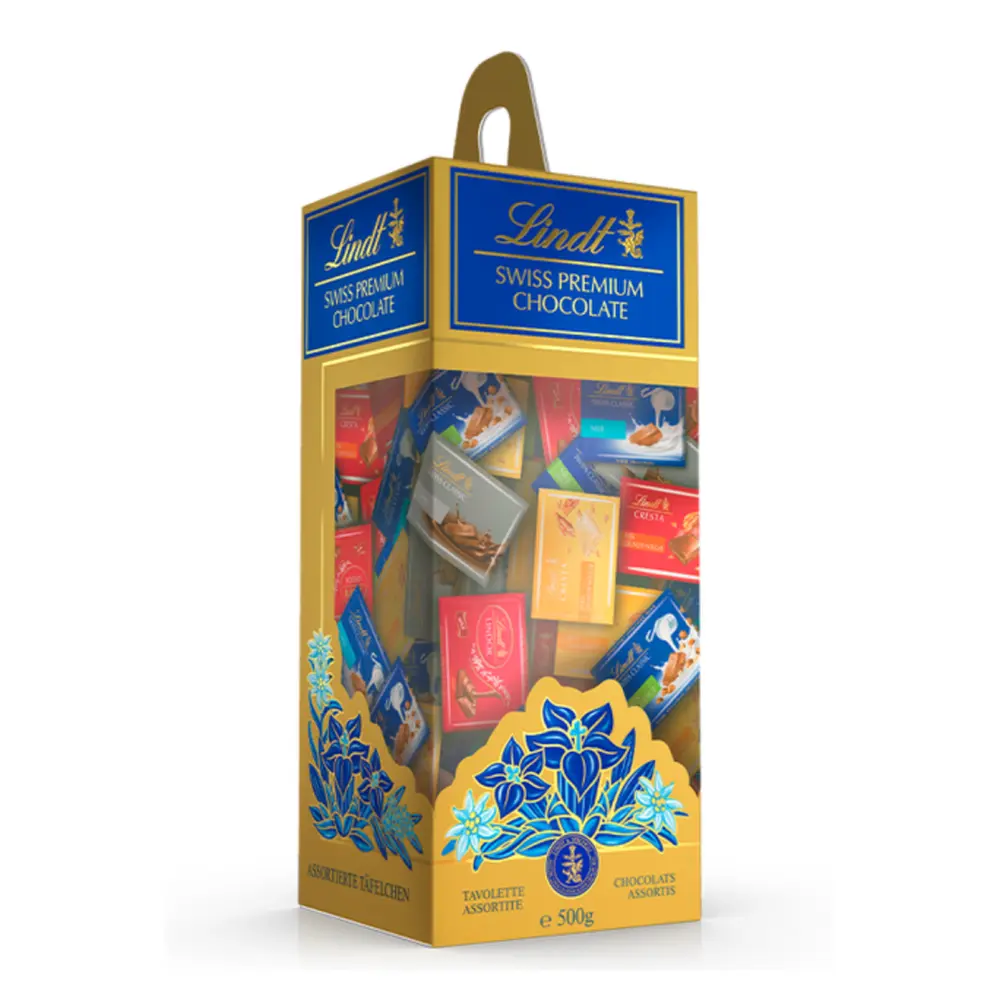 Socola Hỗn Hợp Cao Cấp, Swiss Premium Chocolate, Assorted Chocolates, 76 Viên (500g) - LINDT