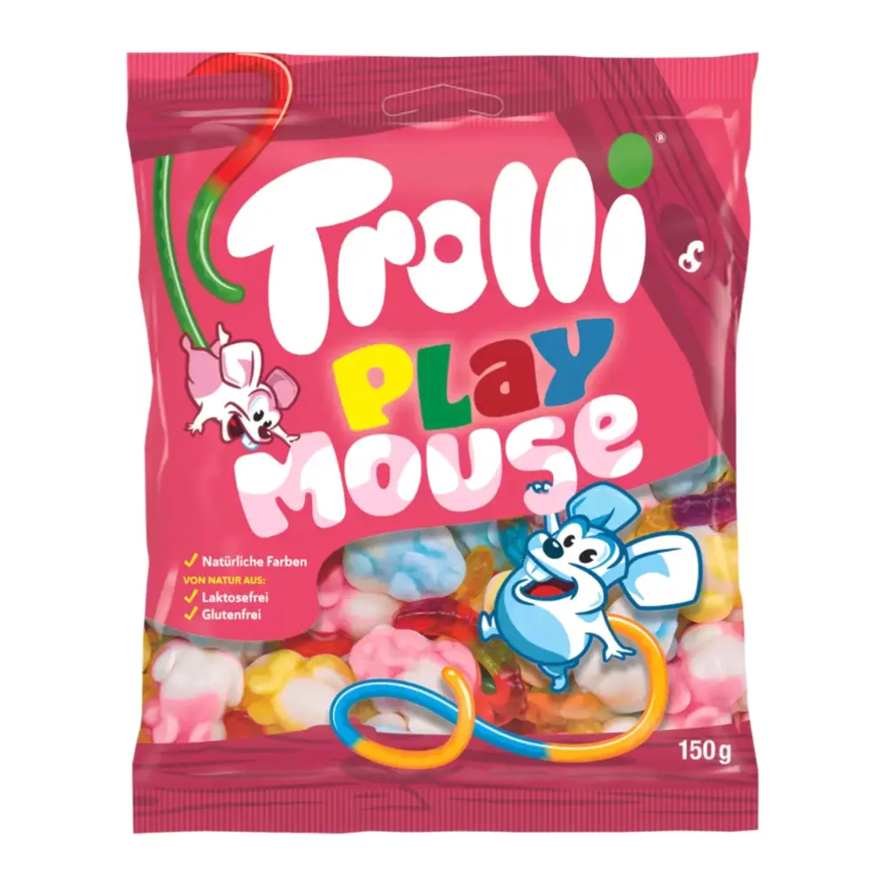 Kẹo Dẻo Hình Chú Chuột, Play Mouse (150g) - TROLLI