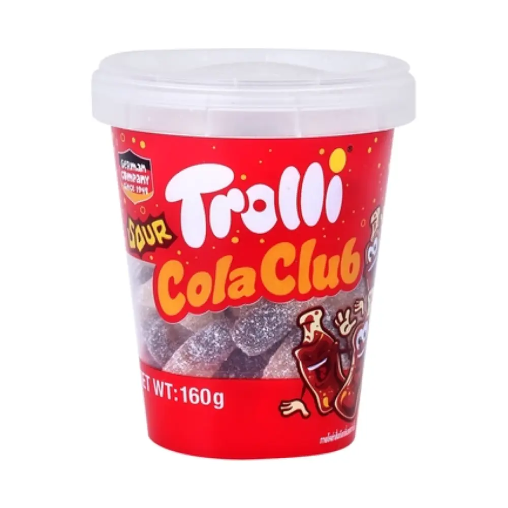 Kẹo Dẻo Chua Vị Cola, Sour Cola Club (160g) - TROLLI