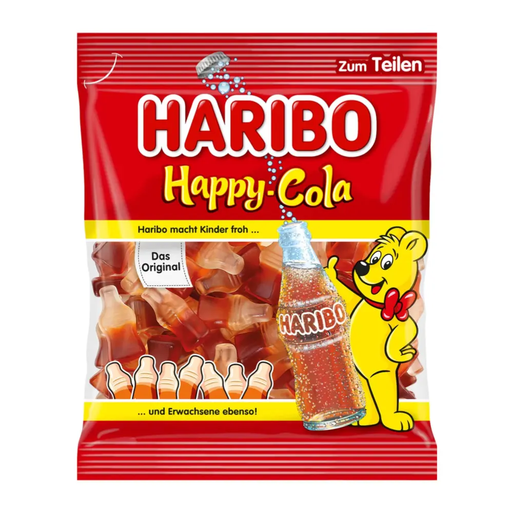 Kẹo Dẻo Cola, Gummies, Happy Cola (175g) - HARIBO