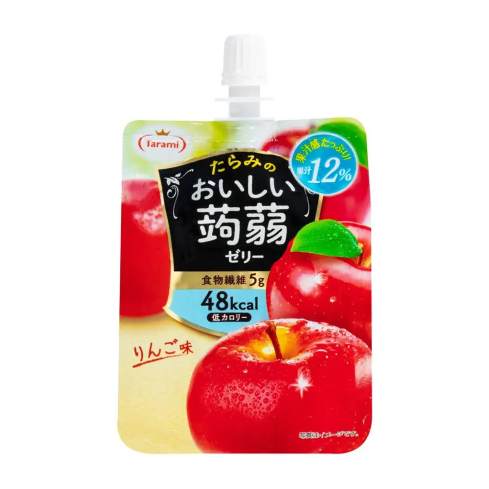 Thạch Túi Vị Táo, Drinkable Konjac Jelly, Apple (150g) - TARAMI