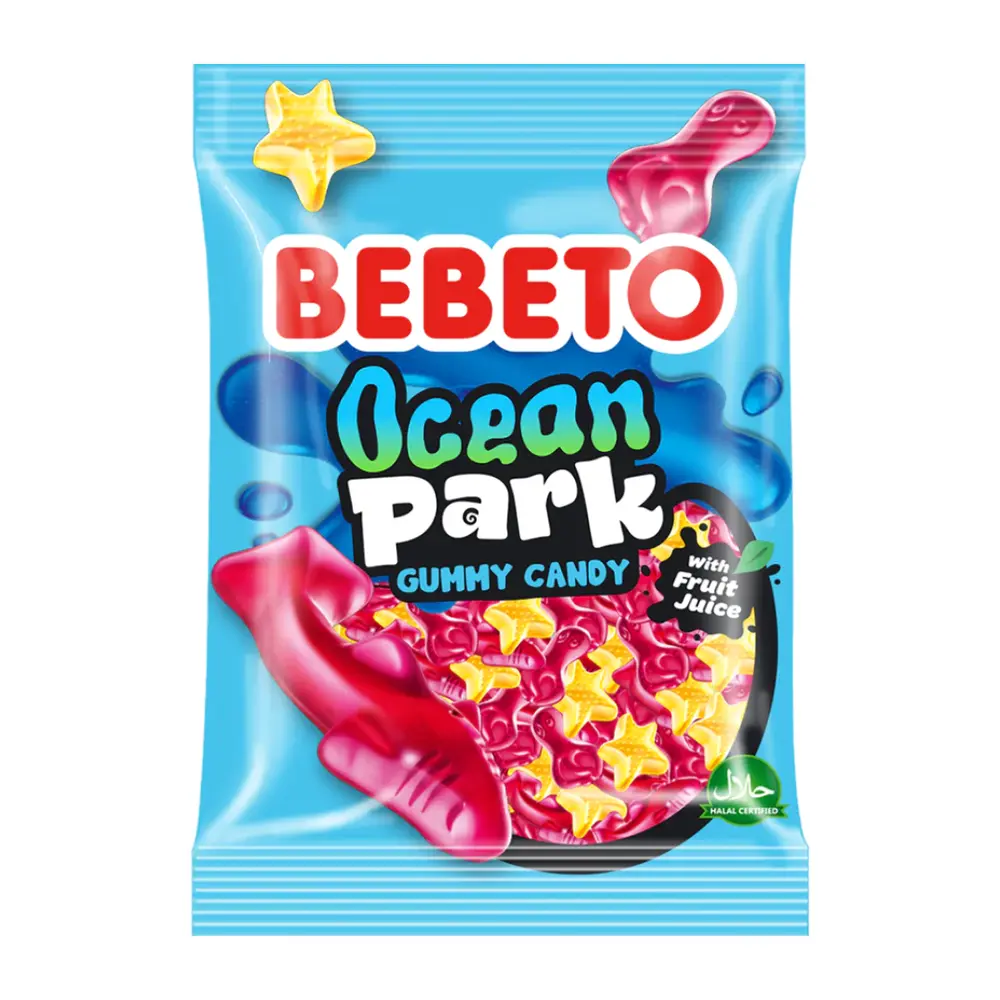 Kẹo Dẻo Hình Công Viên Đại Dương, Ocean Park Gummy Candy (80g) - BEBETO