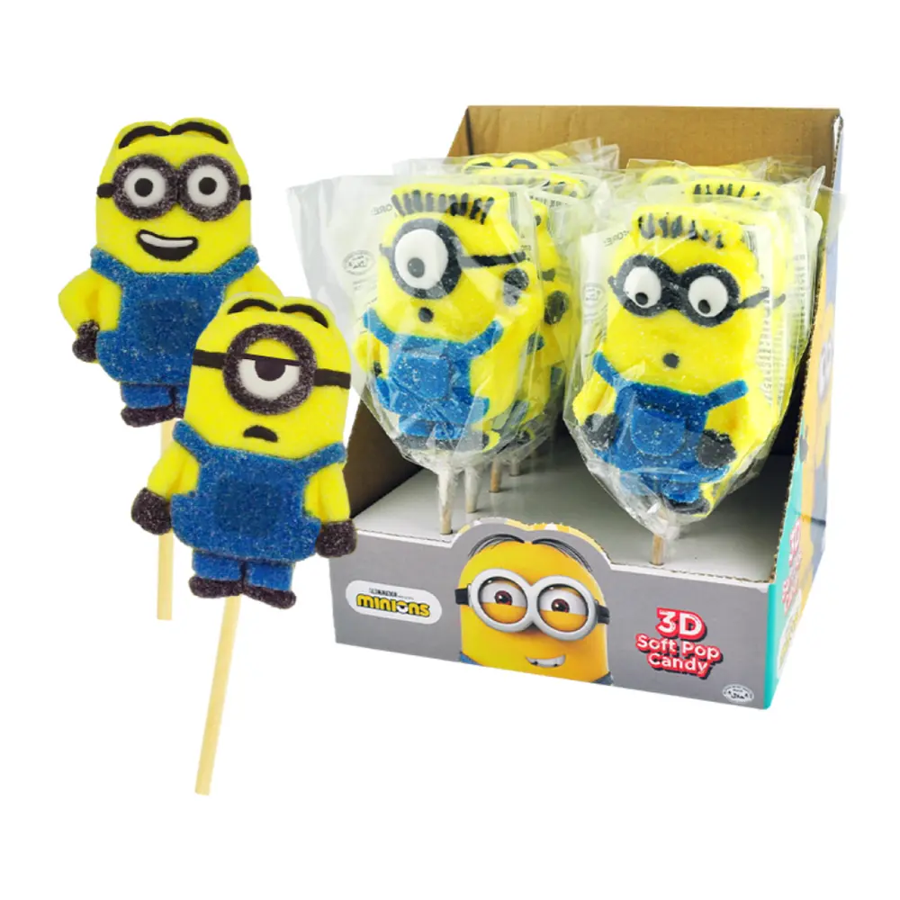 Kẹo Dẻo Xốp 3D, Minions, 3D Soft Pop Candy (40g) - YLF FOOD