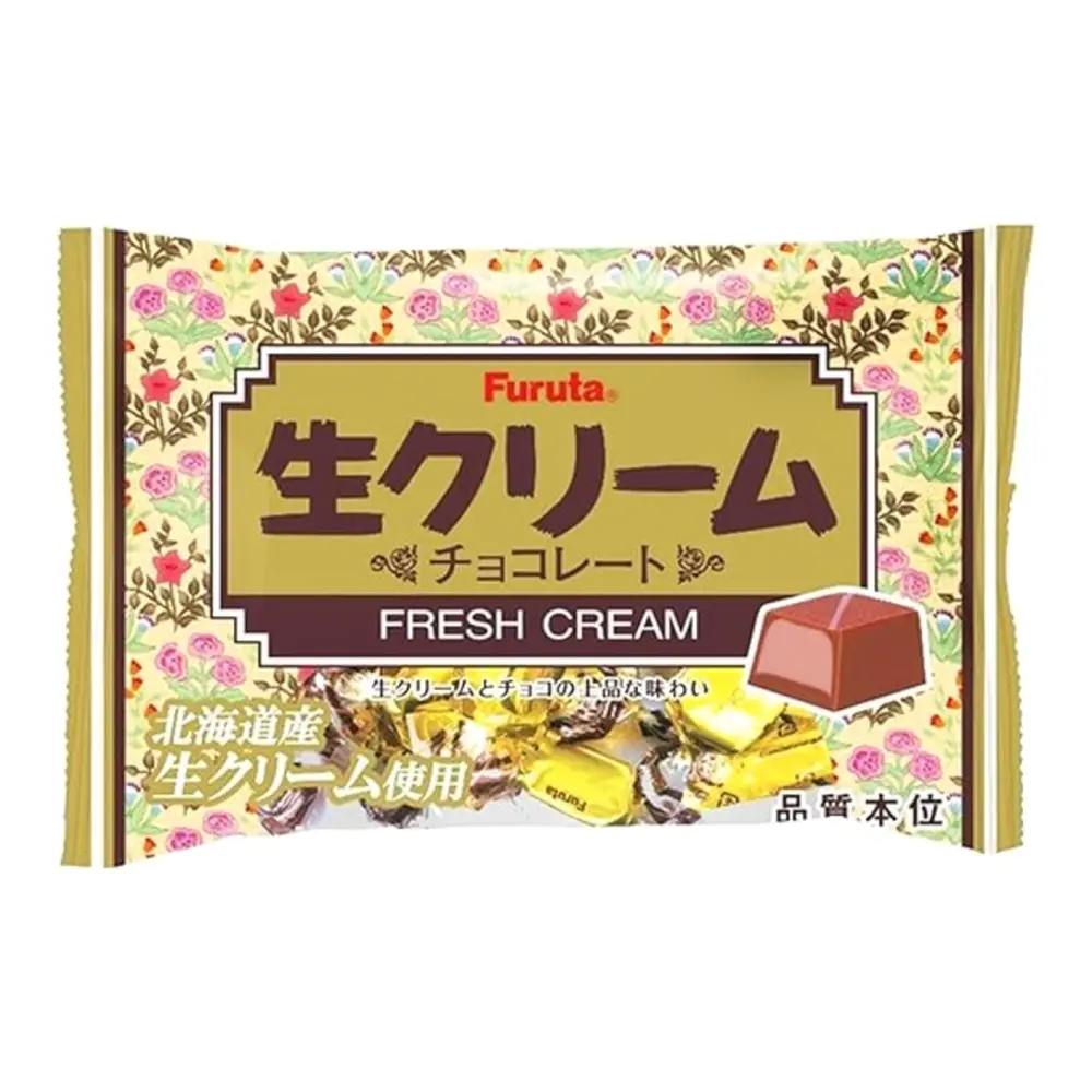 Socola Nhân Kem Nama, Fresh Cream Chocolate, Original (124g) - FURUTA
