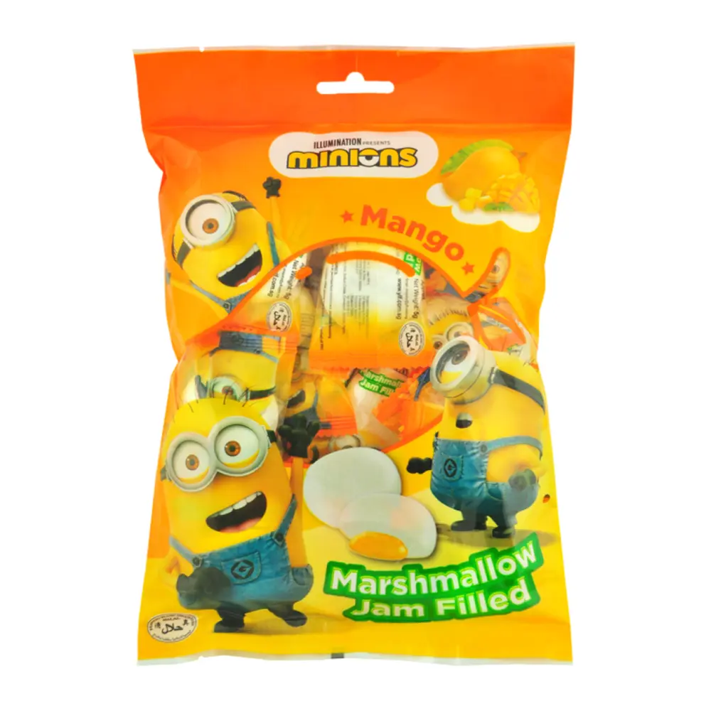 Kẹo Xốp Marshmallow Nhân Xoài, Marshmallow Jam Filled, Mango (90g) - YLF FOOD INDUSTRIES