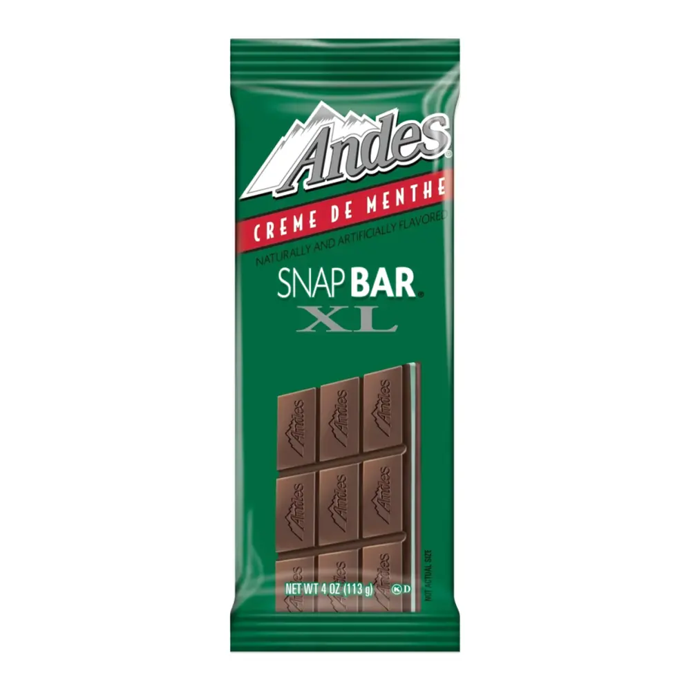 Socola Bạc Hà, Snap Bar XL, Creme de Menthe, 4 oz (113g) - ANDES
