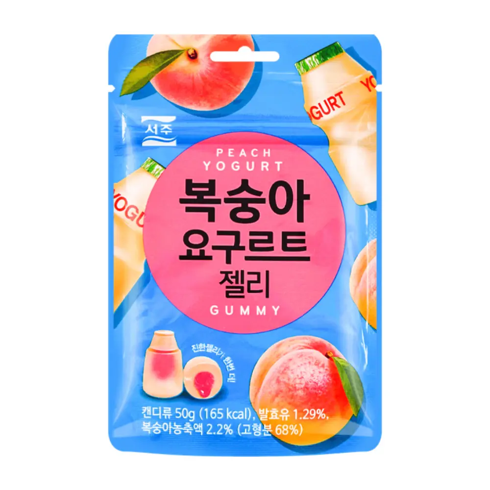 Kẹo Dẻo Vị Sữa Chua Đào, Peach Yogurt Gummy (50g) - SEOJU