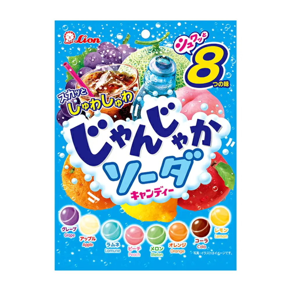 Kẹo Soda Trái Cây Tổng Hợp, Soda Candy, 8 Flavors  (108.8g) - MEITO