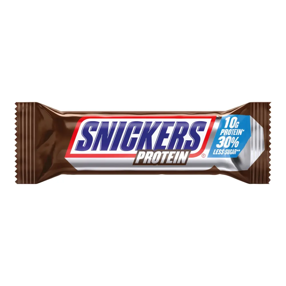 Socola Nhân Caramen Đậu Phộng Bổ Sung Protein, Snickers, Chocolate Bar, 10g Protein 30% Less Sugar (47g) - MARS