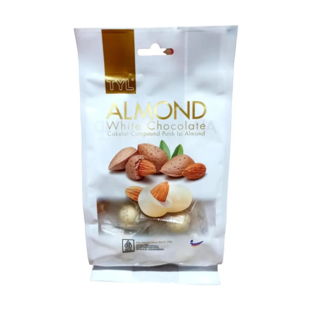 Socola Trắng Bọc Hạnh Nhân, Almond White Chocolate (100g) - TYL