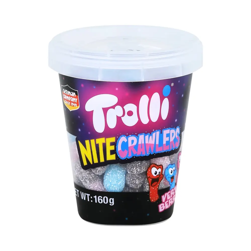 Kẹo Dẻo Hình Sâu, Nite Crawlers (160g) - TROLLI