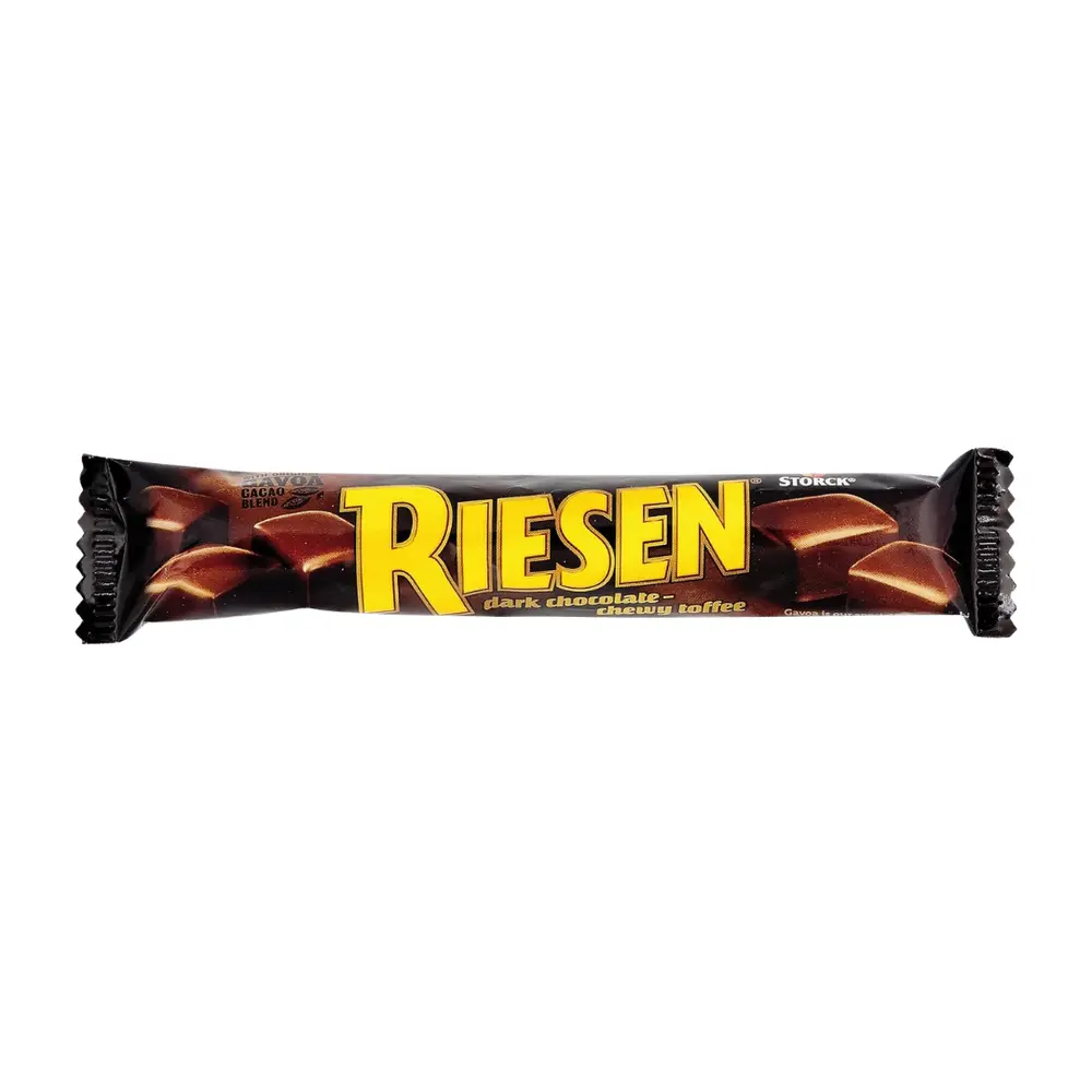 Kẹo Socola Đen Nhân Toffee, Riesen, Dark Chocolate Chewy Toffee (45g) - STORCK