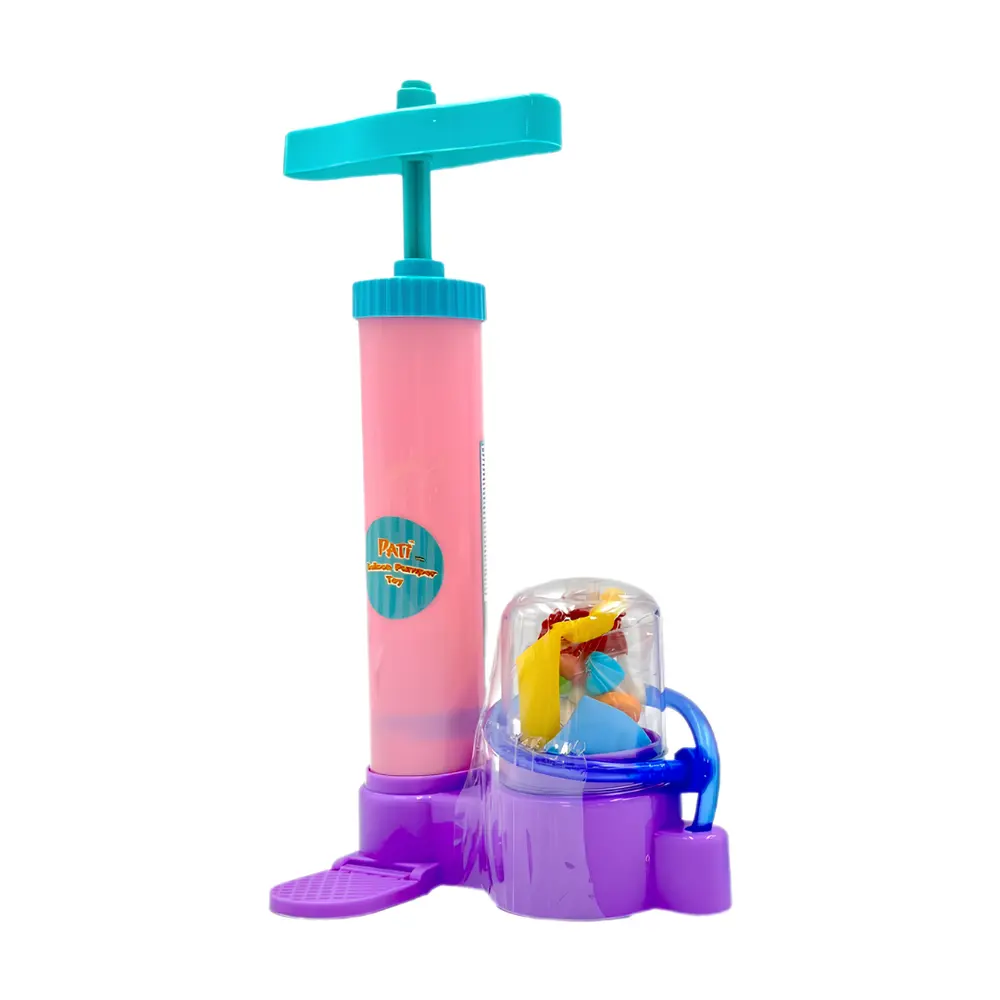 Kẹo Đồ Chơi Bơm Bong Bóng & Bong Bóng (Nhiều Mẫu), Candy with Balloon Pumper Toy (1.5g) - PATI