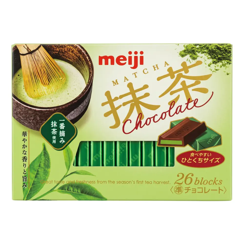 Socola Vị Trà Xanh, Matcha Chocolate (119.6g) - MEIJI