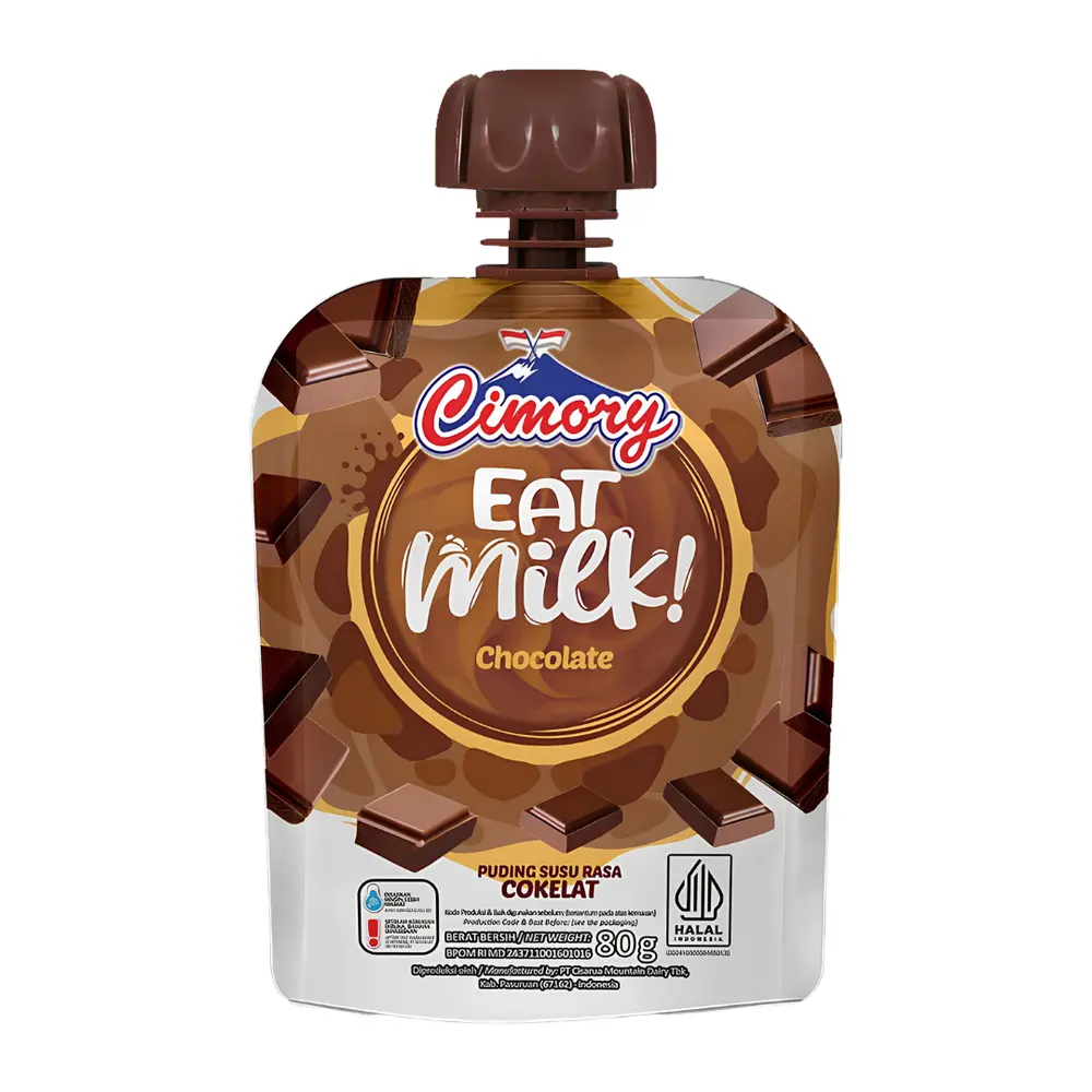 Pudding Sữa Vị Socola, Eat Milk, Chocolate Pudding (80g) - CIMORY