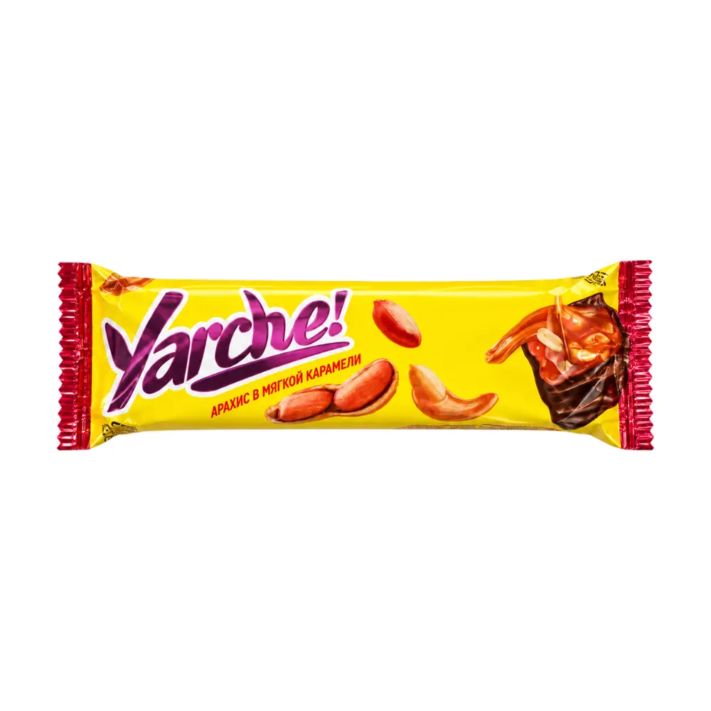 Socola Đậu Phộng & Caramen Mềm, Yarche!, Soft Caramel & Peanut Chocolate Bar (50g) - KDV GROUP