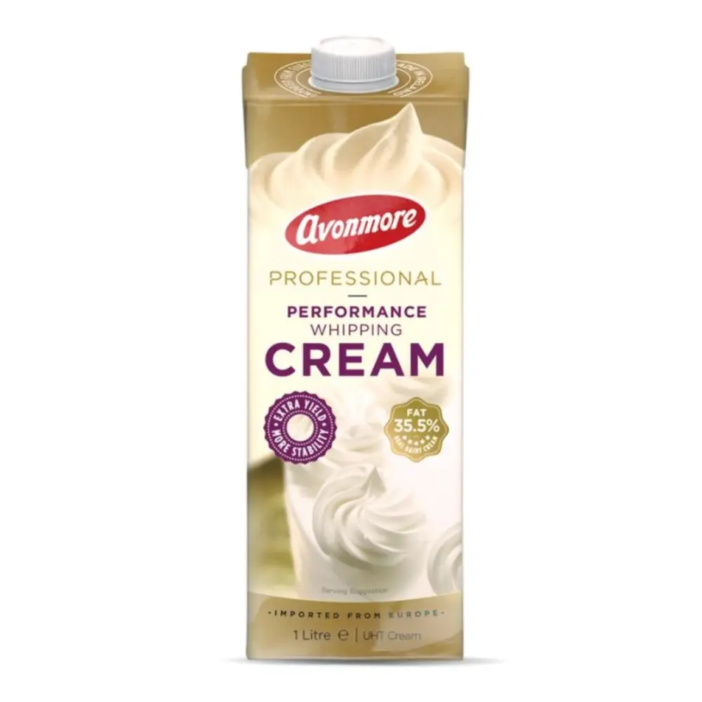 Kem Đánh Bông, Professional Performance Whipping Cream, Fat 35.5% (1L) - AVONMORE