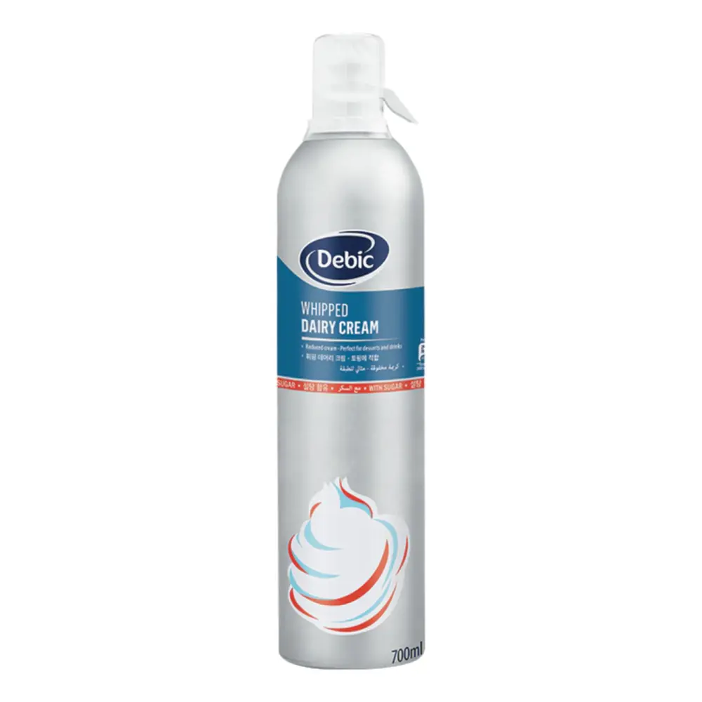 Kem Tươi Dạng Xịt, Whipped Dairy Cream (700ml) - DEBIC