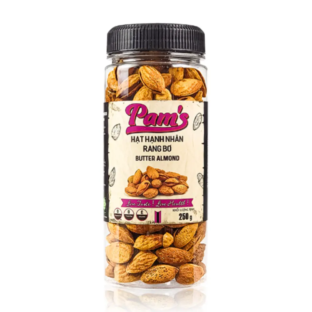 Hạt Hạnh Nhân Rang Bơ, Butter Almond (250g) - PAM'S