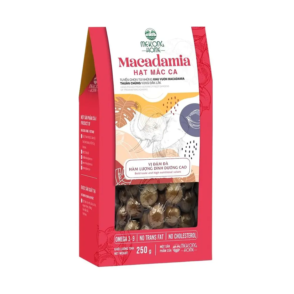 Hạt Macca, Macadamia Nuts (250g) - MEKONG HOME