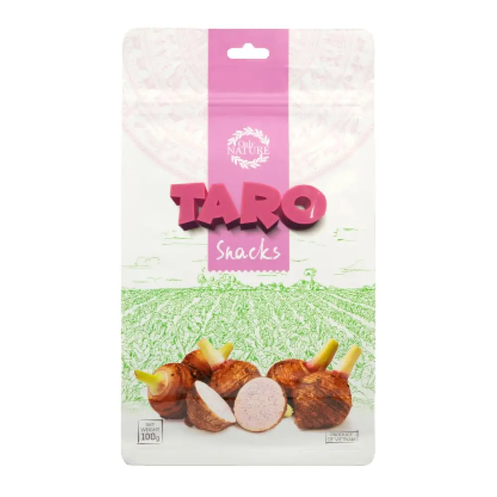 Khoai Môn Sấy, Taro Snacks (100g) - ONLY NATURE